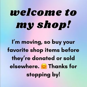 Shop Announcement 📣